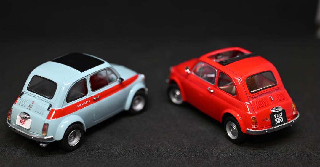 ミニカー FIAT ABARTH695SS  &  FIAT500F