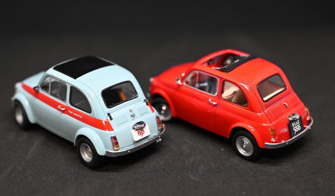 ミニカー FIAT ABARTH695SS  &  FIAT500F