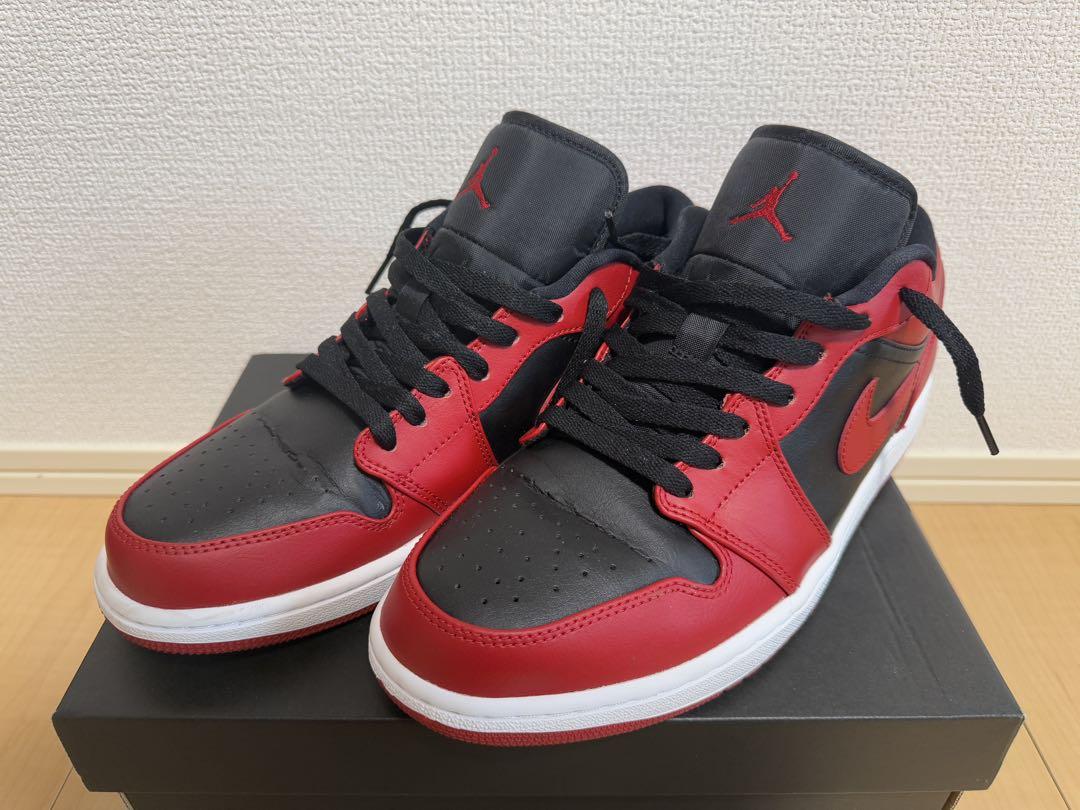 Nike Air Jordan 1 Low 赤黒 10.5 US