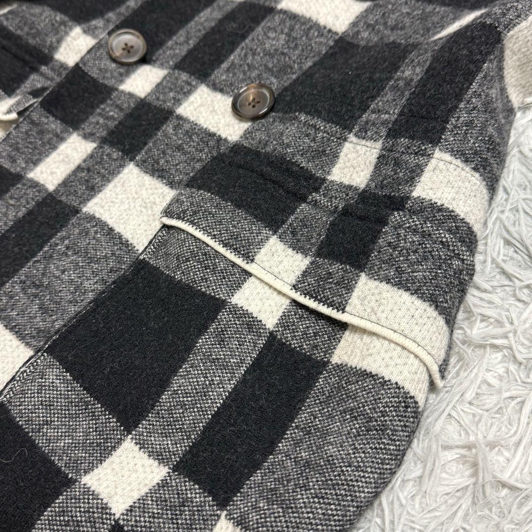 【美品】佐藤繊維 991 Rosario Check jacket