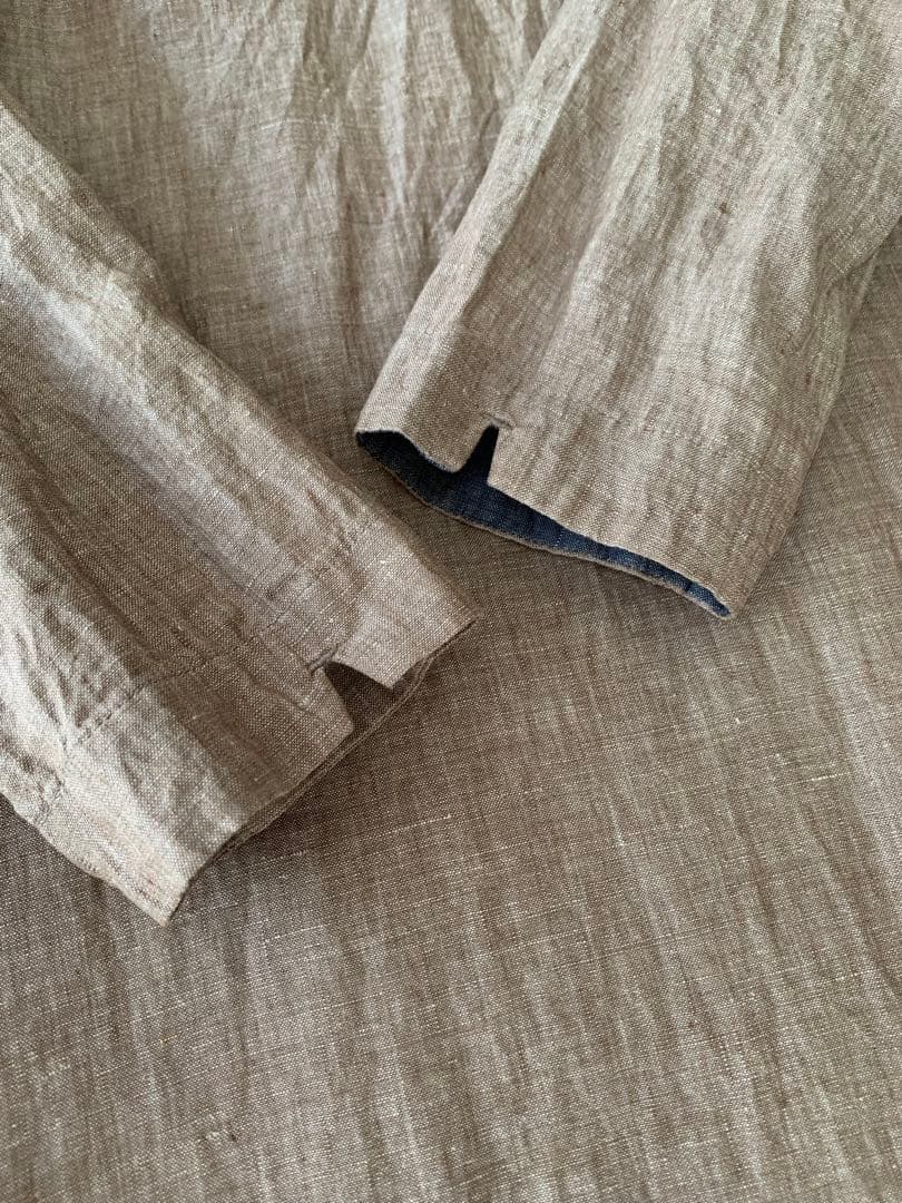 パラスパレス リネンシャンブレー フレアワンピース パラスパレス リネンシャンブレー フレアワンピース