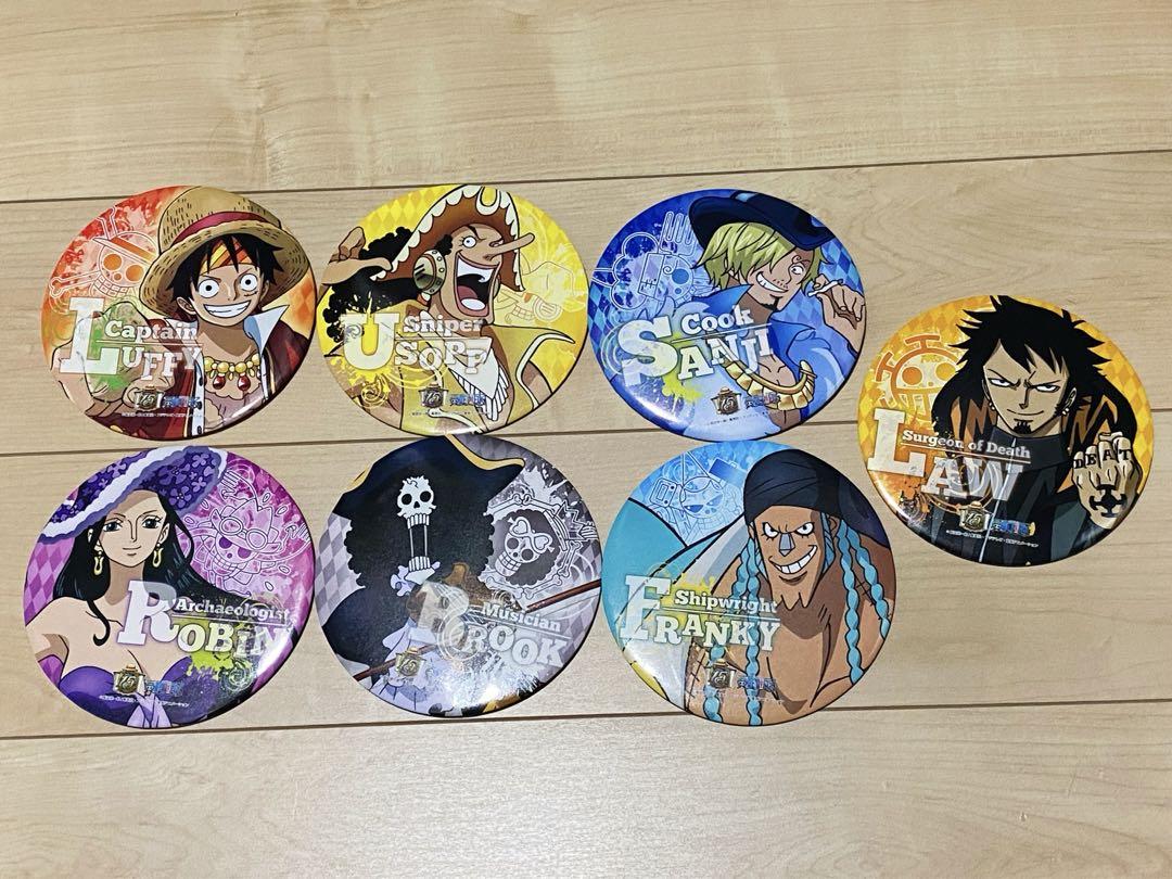 ONEPIECE 15周年 BIG缶バッジ まとめ売り 画像1