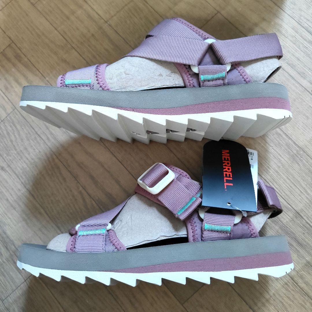 MERRELL メレル☆スポーツサンダル 24cm パープル ピンク - メルカリ