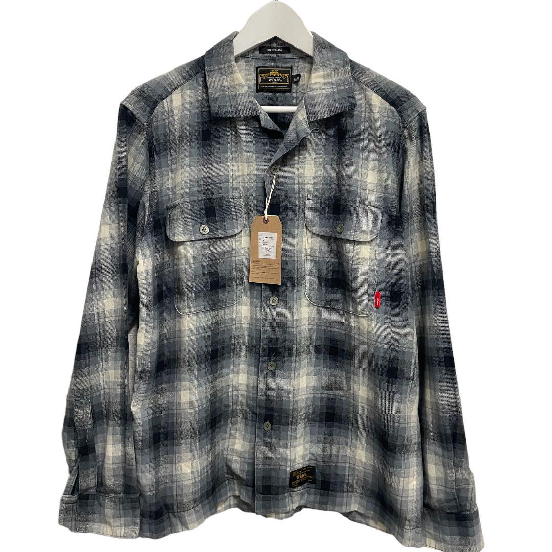 新品 WTAPS VATOS L/S 長袖シャツ M ダブルタップス チェック
