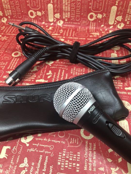 SHURE PG58 ダイナミックマイク 専用コード ソフトケース付