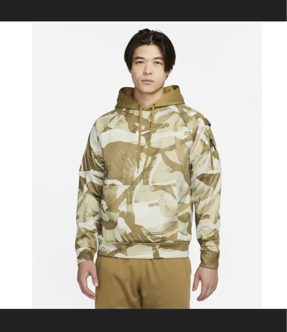パーカー スウェット メンズ ナイキ NIKE Therma-FIT /カモ柄