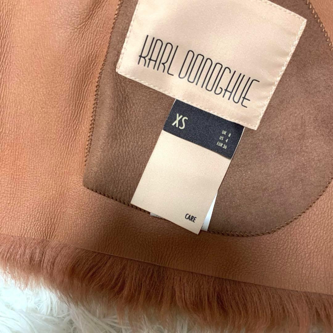 D74.美品◆karldonoghue【本革:羊◆ムートンジレ:ベスト】 D74.美品◆karldonoghue【本革:羊◆ムートンジレ:ベスト】