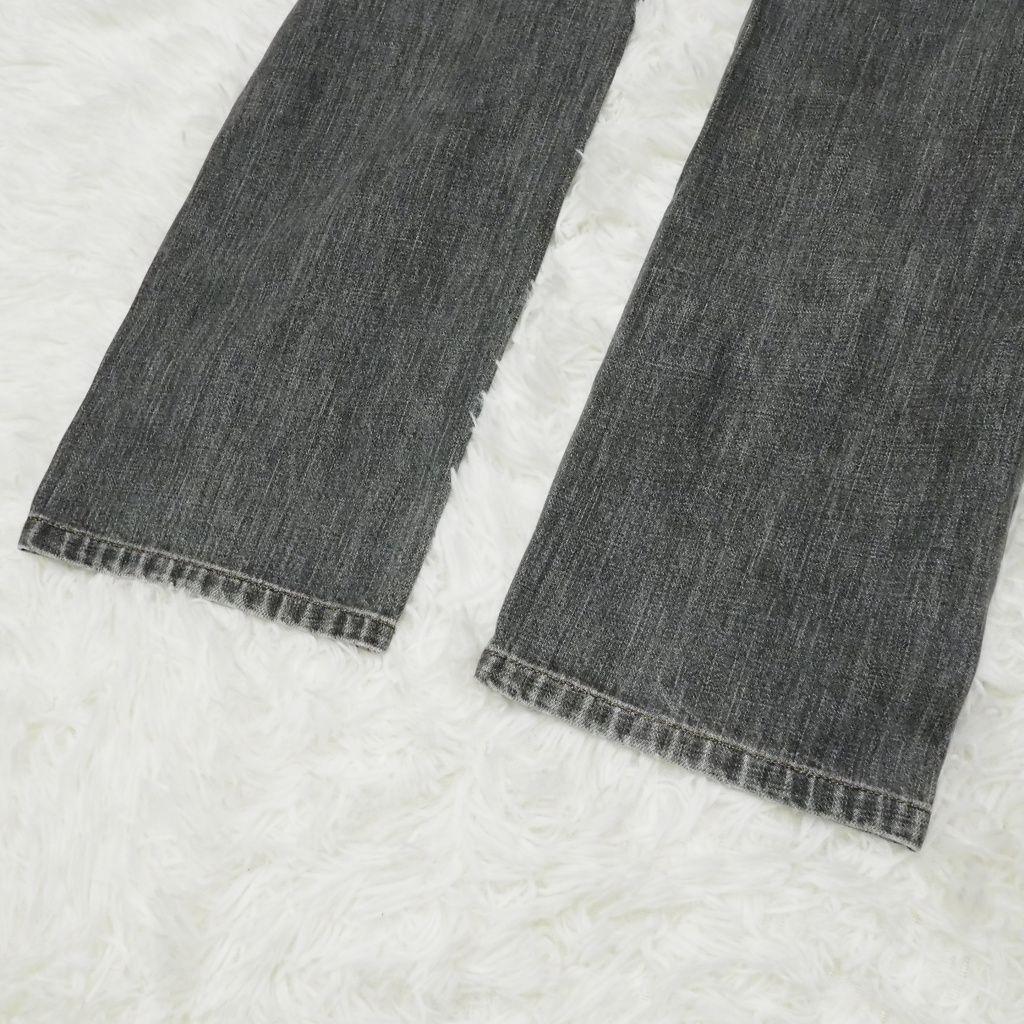 良品 Levi's 505 ブラックデニム W32 先染め 00s 日本製J38