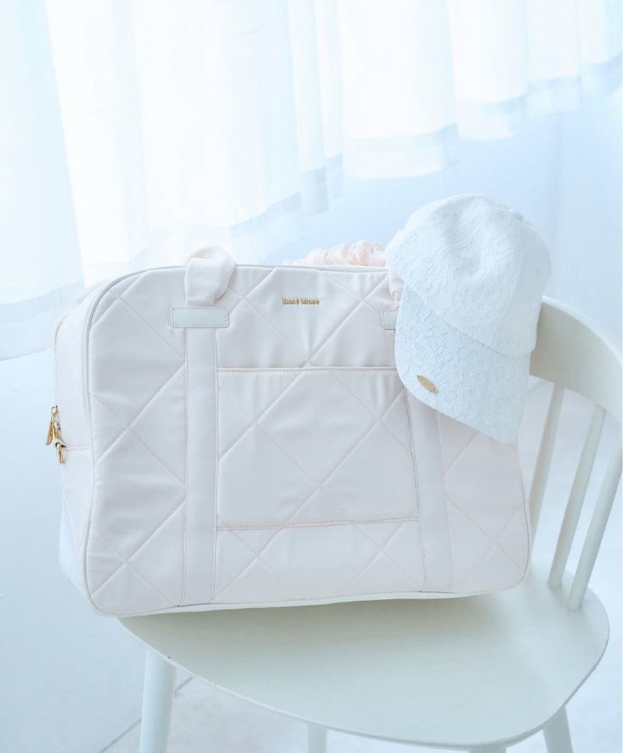 ロゼミューズ satin traveling boston bag