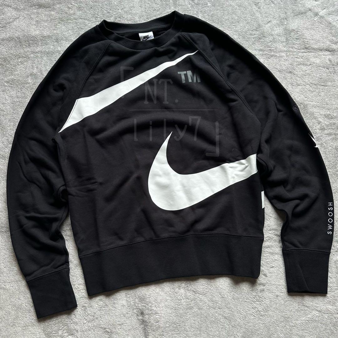 NIKE TM トレーナー スウェット ブラック ホワイトXL