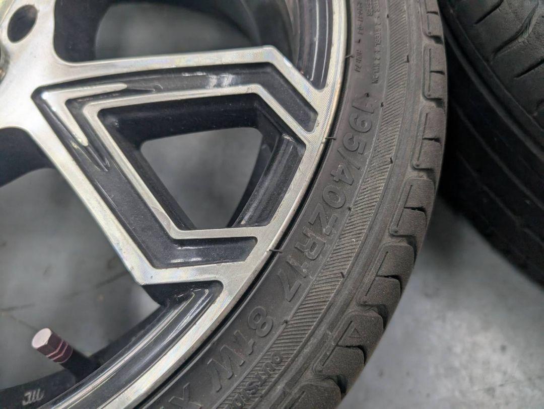 トヨタルーミー装着 レグザーニ17インチホイール　195/40R17