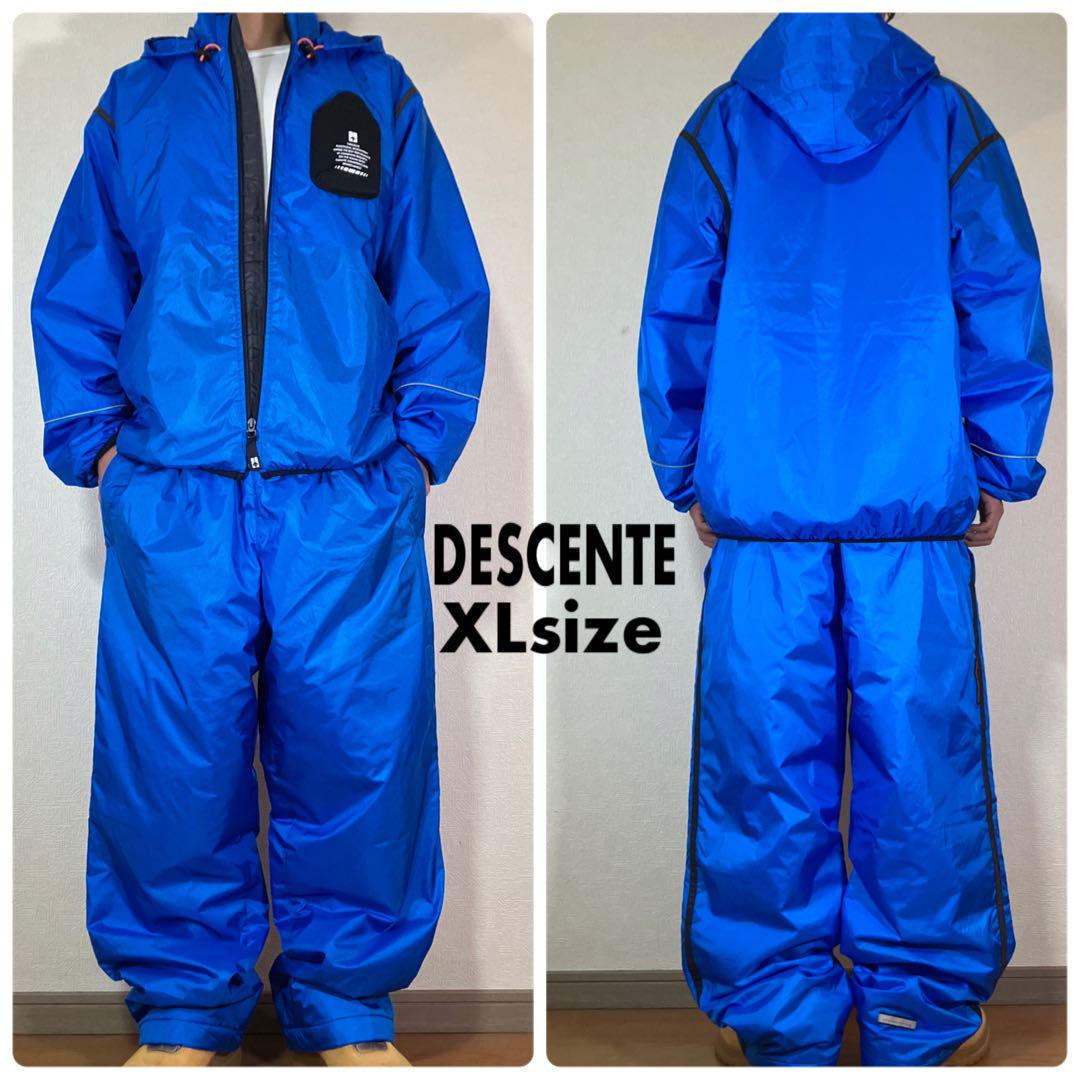 高品質◎00s極暖 DESCENTE テクニカルナイロンセットアップ Y2K