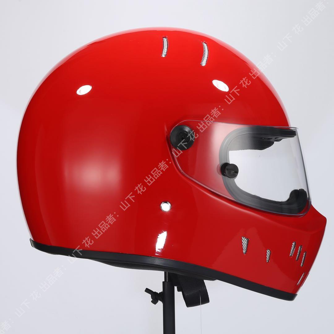 艶有り赤 ATV-2 バンディットフルフェイスオンロードガラス繊維 ヘルメット 艶有り赤 ATV-2 バンディットフルフェイスオンロードガラス繊維 ヘルメット