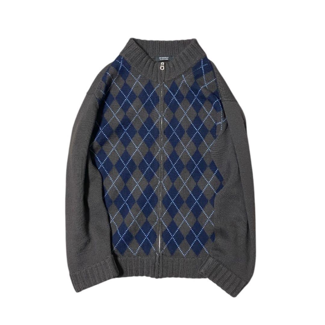 Burberry BLACK LABEL ドライバーズニット