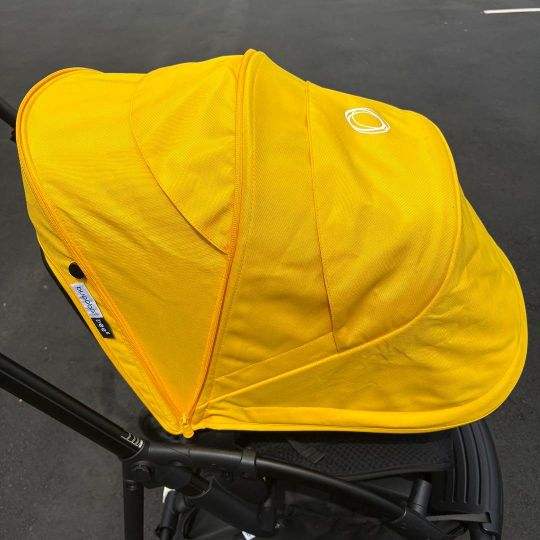 超美品 bugaboo bee6 バガブー ビー6 イエロー レインカバー付 超美品 bugaboo bee6 バガブー ビー6 イエロー レインカバー付