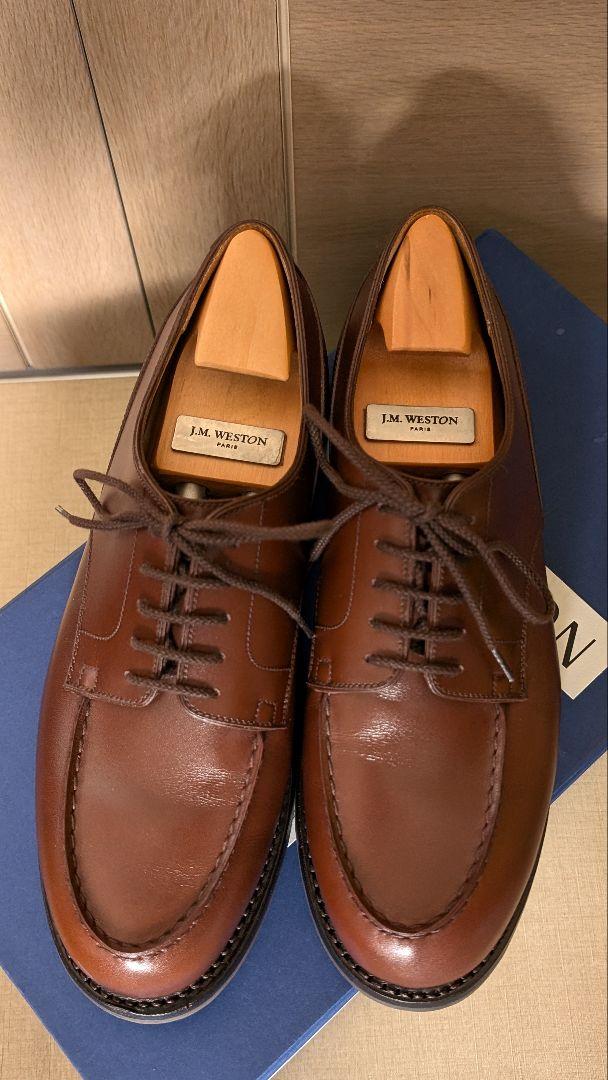 【美品】J.M. WESTON 　ゴルフ　タンブラウン6D GOLF