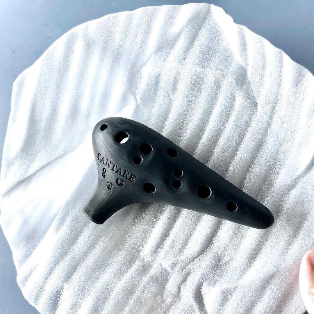 CANTARE オカリナ 2G黒 陶器 高級EXシリーズ「2G」Ocarina | オカリーナの平本