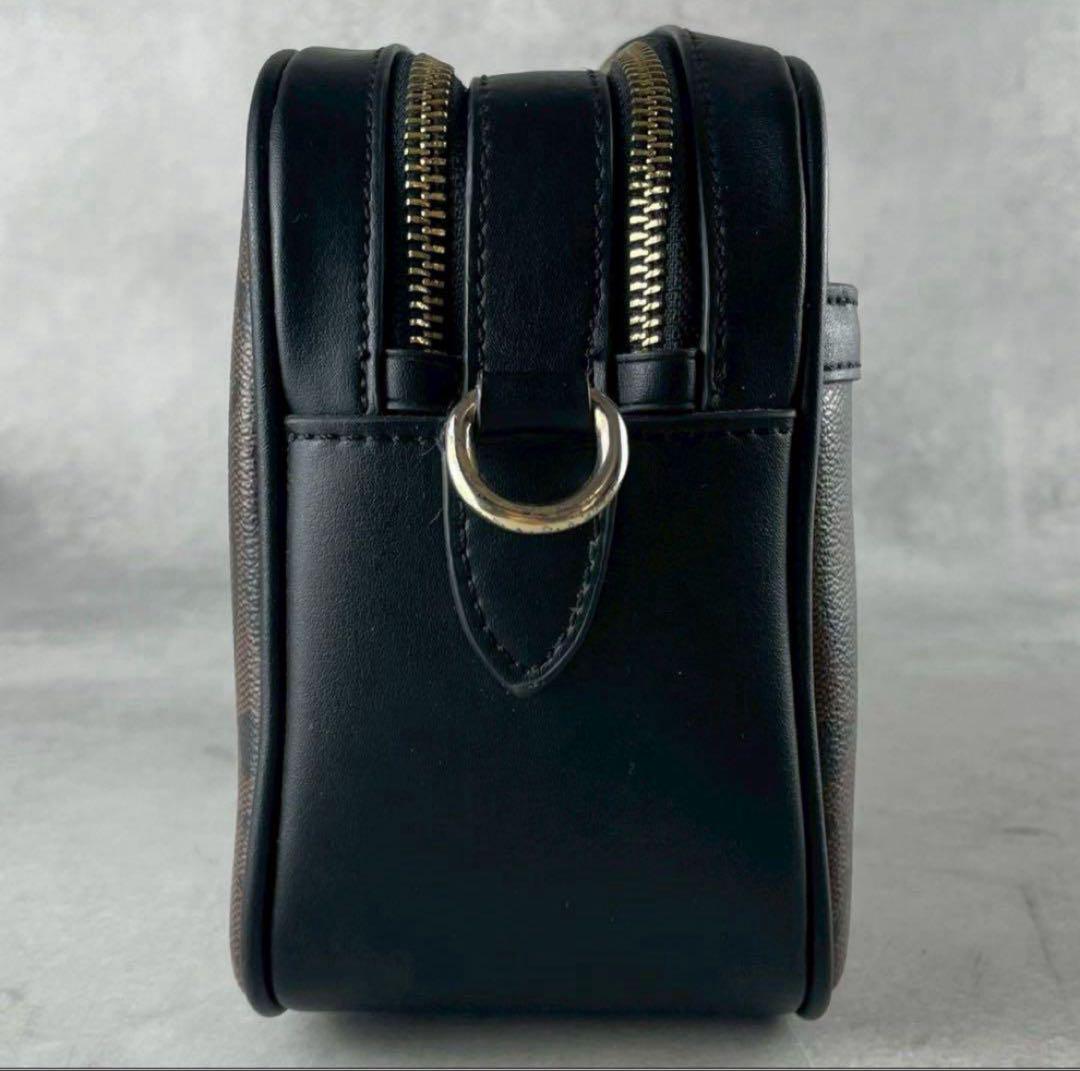 ✨極美品✨コーチ　ショルダーバッグ 2way シグネチャー　ダブルファスナー