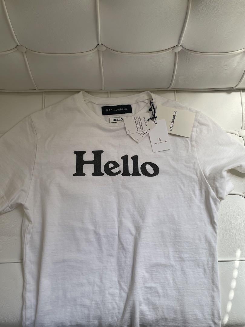 新品　MADISONBLUE マディソンブルー HELLO Tシャツ