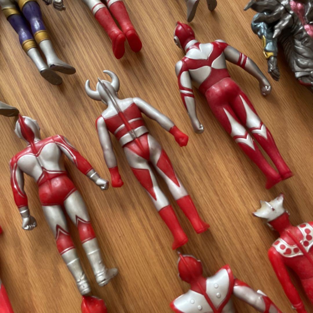 19体まとめウルトラマンソフビ製フィギュア