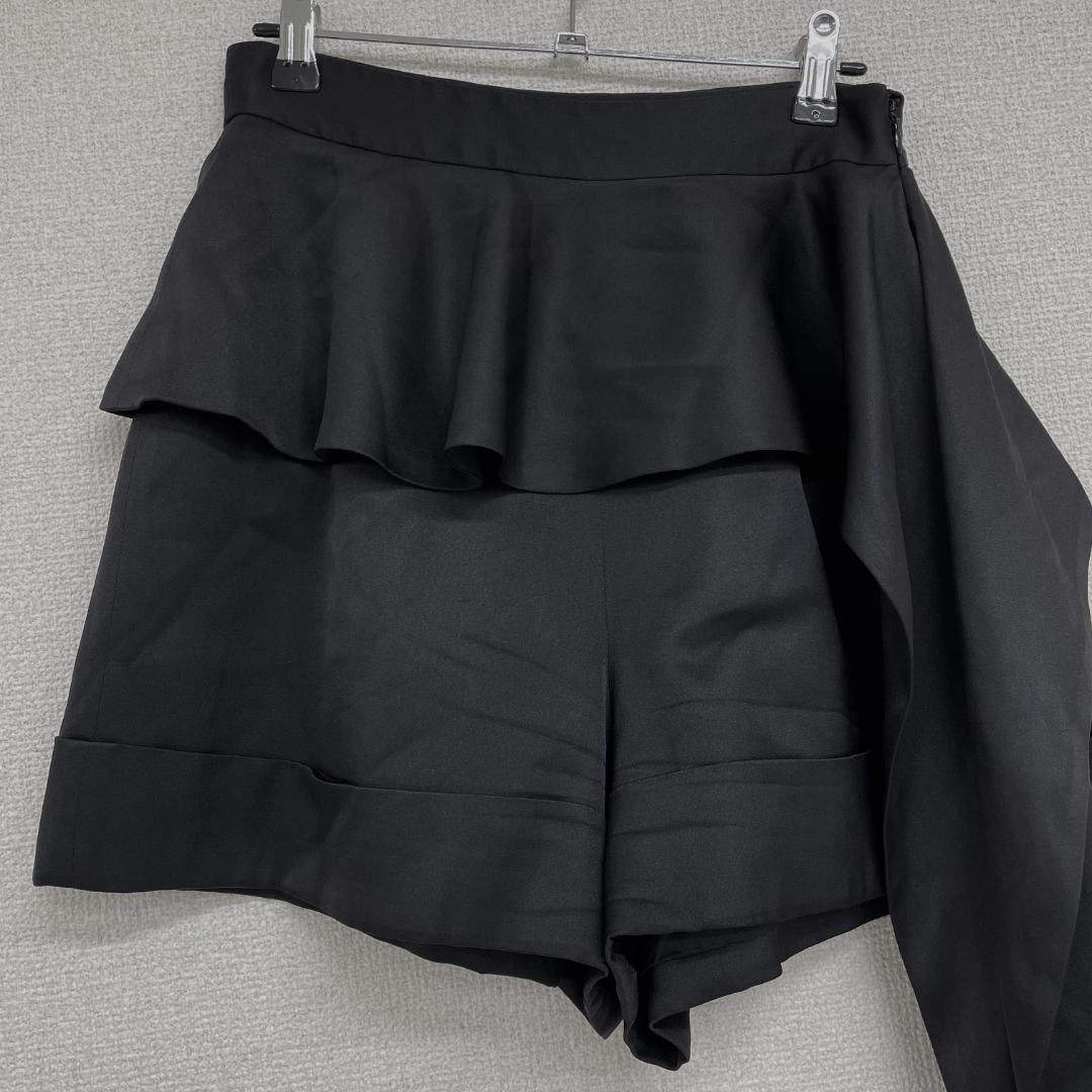 アレキサンダーマックイーン　フリルショートパンツ　フリンジ　シルク　イタリア製 アレキサンダーマックイーン フリルショートパンツ フリンジ
