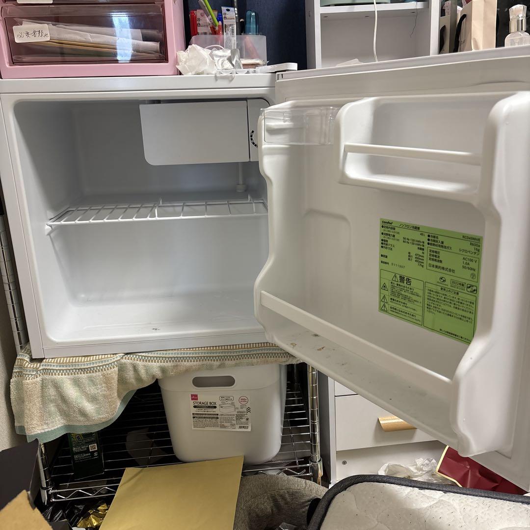 冷蔵庫 2つ 電子レンジ comfee
