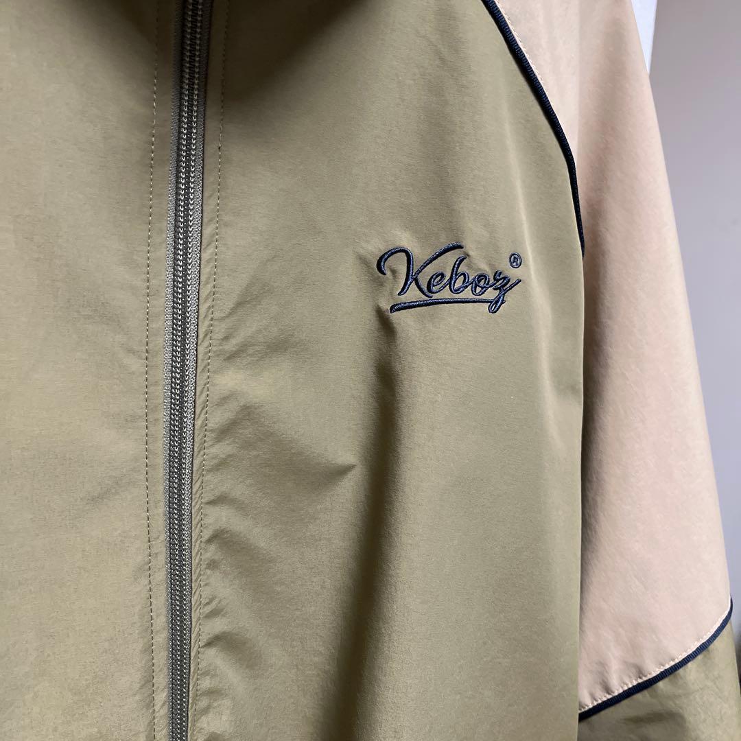 【新品】keboz（ケボズ）BBロゴ　ナイロントラックジャケット
