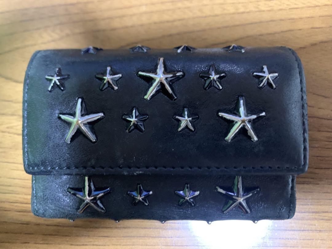 【JIMMY CHOO】6連キーケース★　スタッズ付　レザー