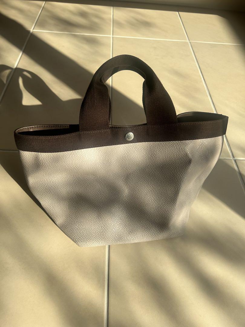 Herve Chapelier トートバッグ グレージュ