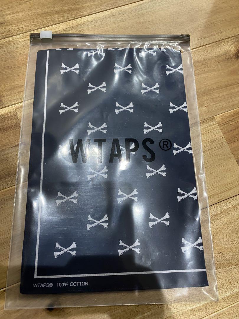 新品正規品　wtaps クロスボーンバンダナ　ネイビー オンライン セールファッション - 新品正規品 wtaps クロス