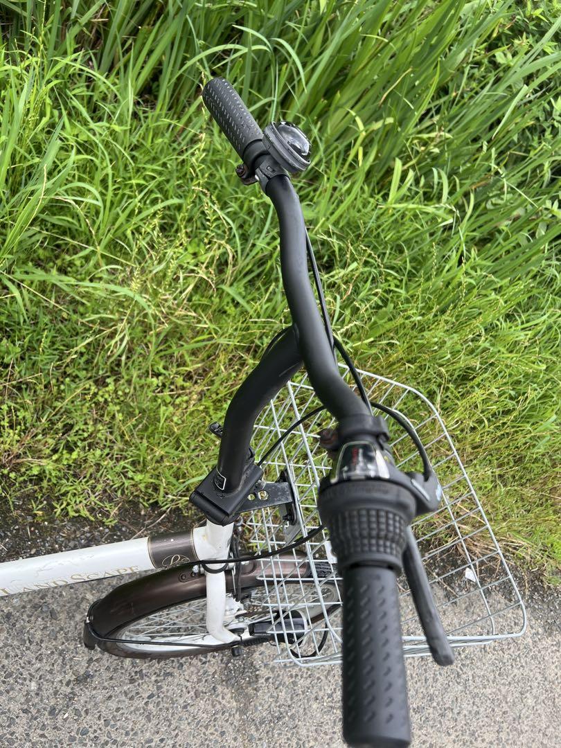 手渡し希望名古屋市内お届け無料20インチ折りたたみ自転車6段変速LEDライト鍵付