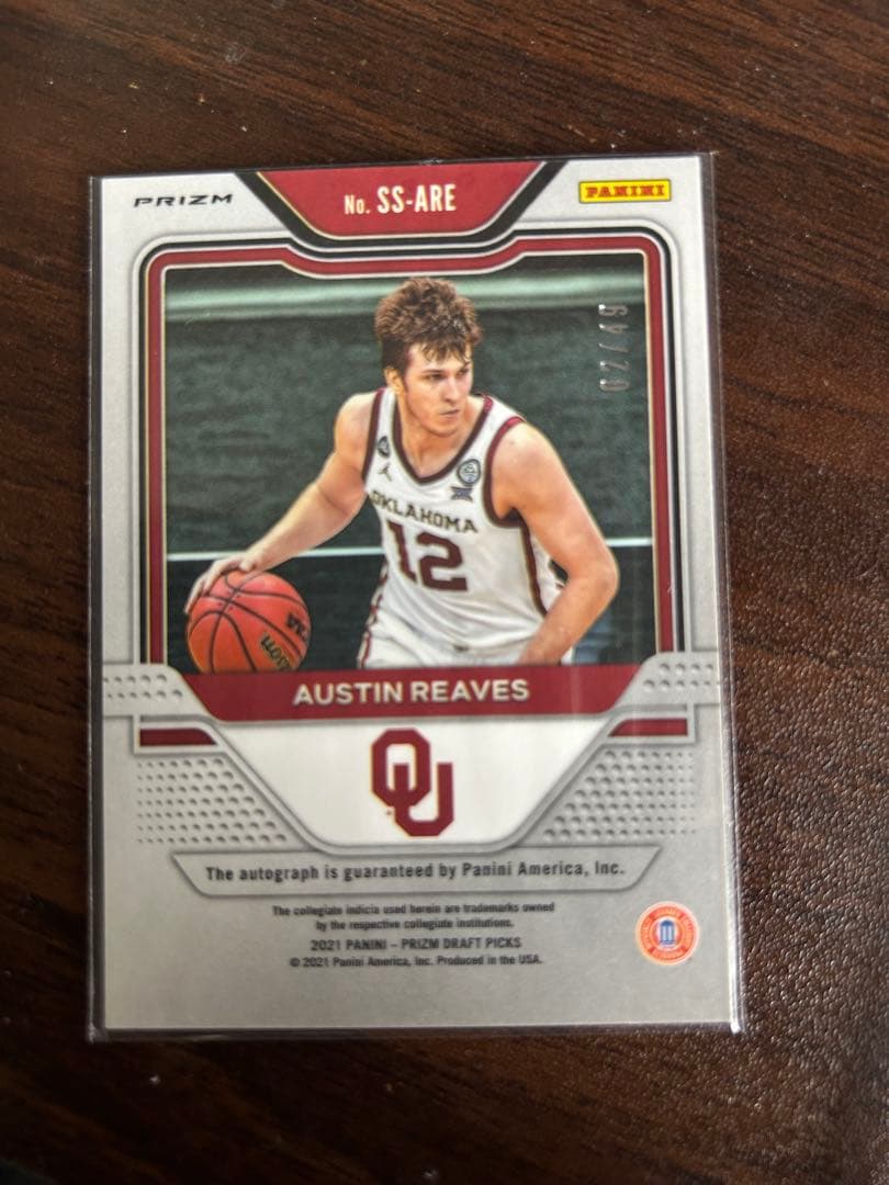 AUSTIN REAVES ルーキー サイン入りカード LAKERS目立った傷や汚れなし UP786_INFO