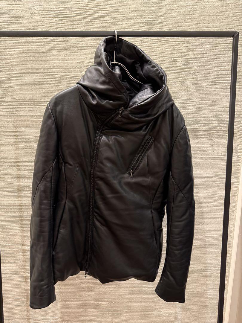 00s TORNADO MART leather puffer jacket - メルカリ
