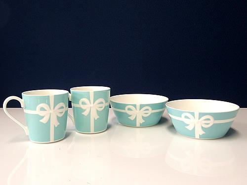 大人気☆TIFFANY&Co.☆ティファニー☆ブルーリボン☆マグ&ボウルSET！