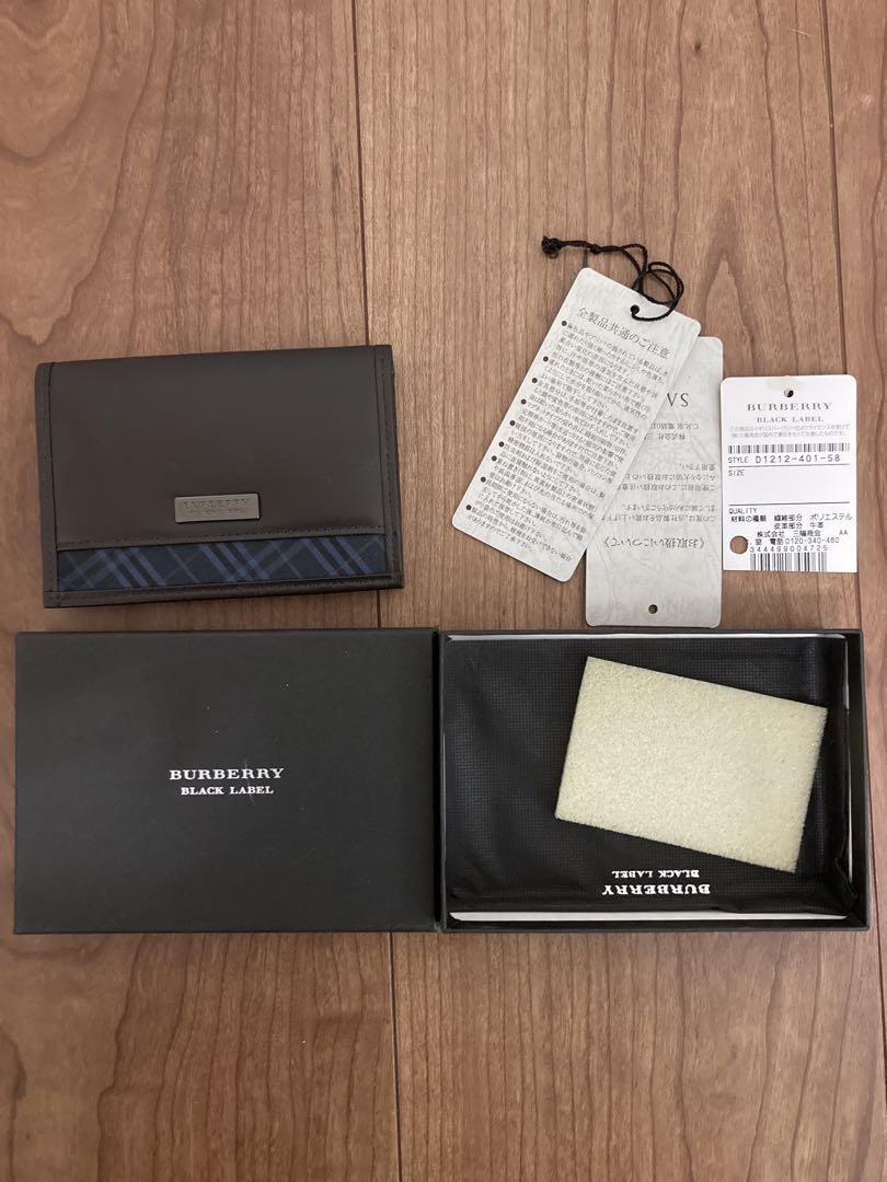 Burberry black label 名刺入れ BURBERRY BLACK LABEL - BURBERRY BLACK LABEL バーバリー名刺