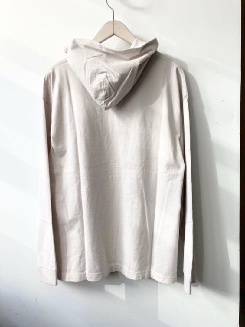 高評価新作 crepuscule クレプスキュール QgFEX-m65232401163 フード付きロングTシャツ 爆買い大得価
