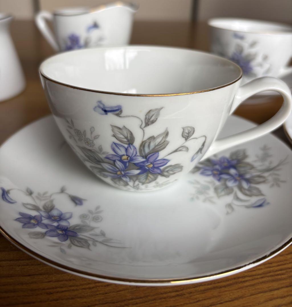 ノリタケ ティーカップソーサーセット【中古品】