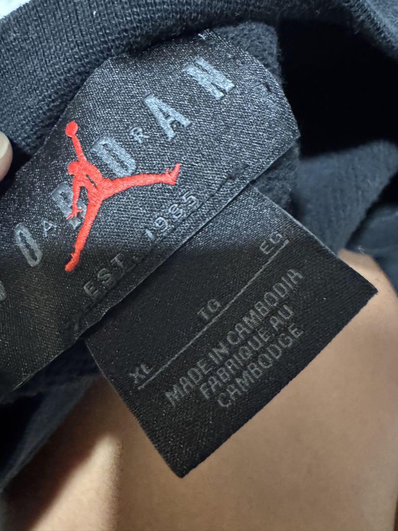 Jordan トレーナー パンツセットアップ黒 汚れあり