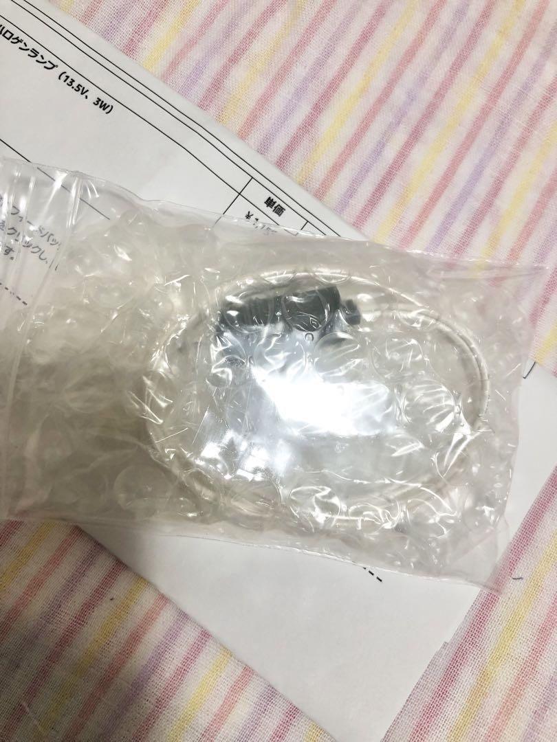 ジャノメ純正ミシン用ハロゲンランプ 13.5V、3W
