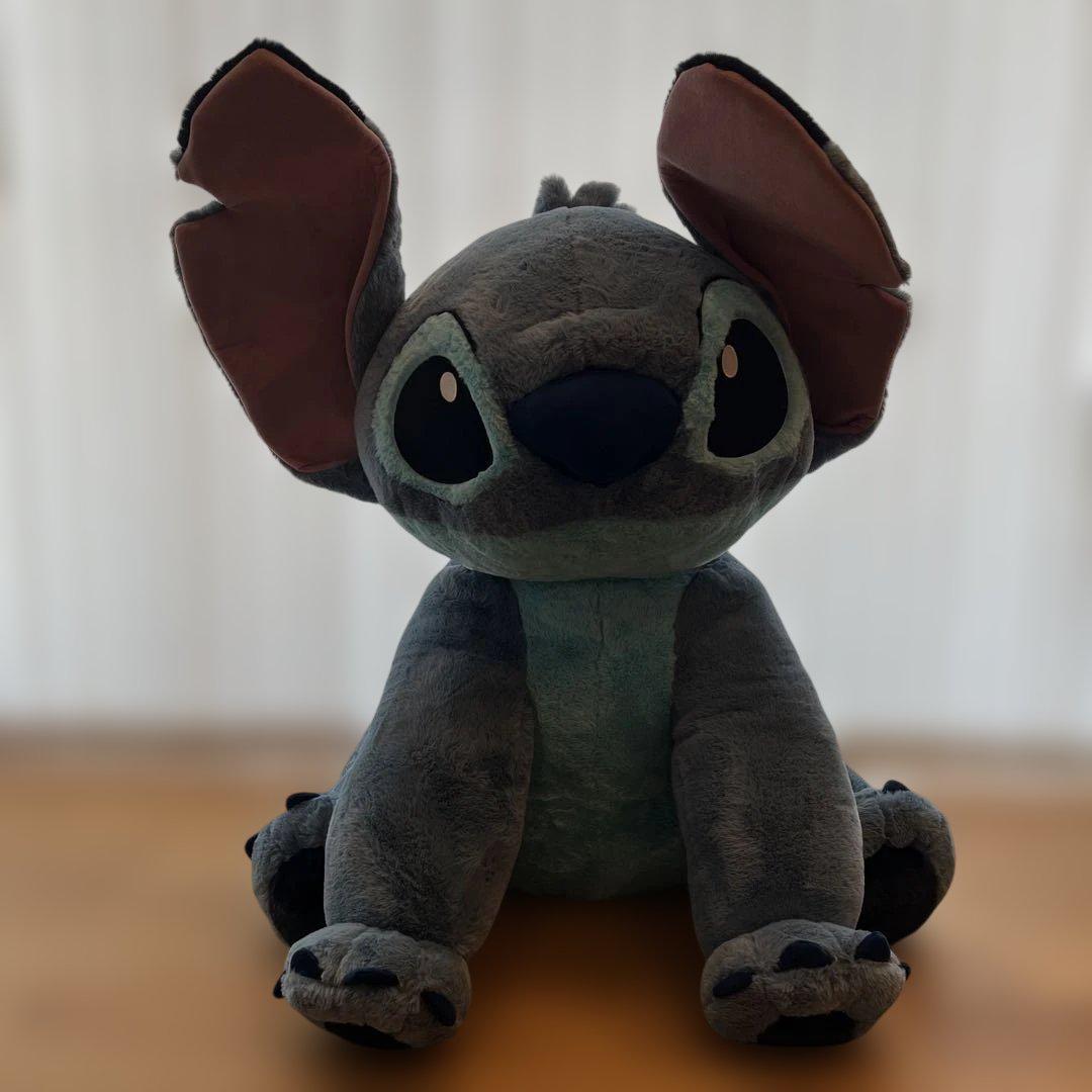 コストコ スティッチ ぬいぐるみ ディズニー　特大サイズ　ブランケット付き