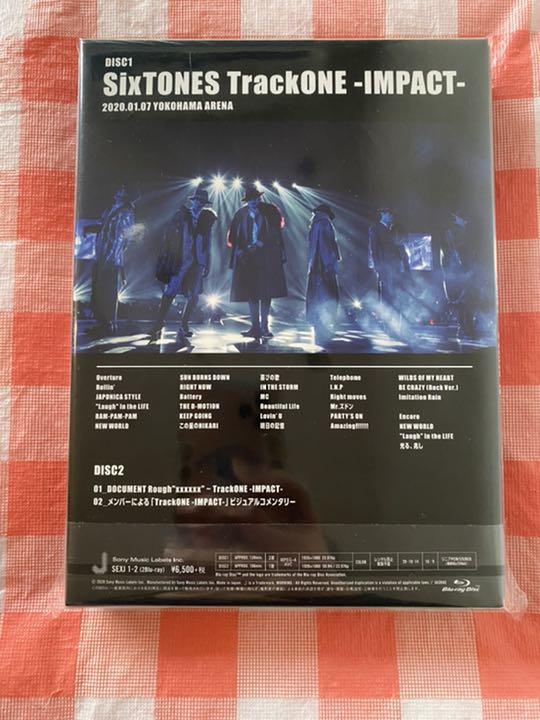 SixTONES /TrackONE-IMPACT-〈初回盤・2枚組〉BD