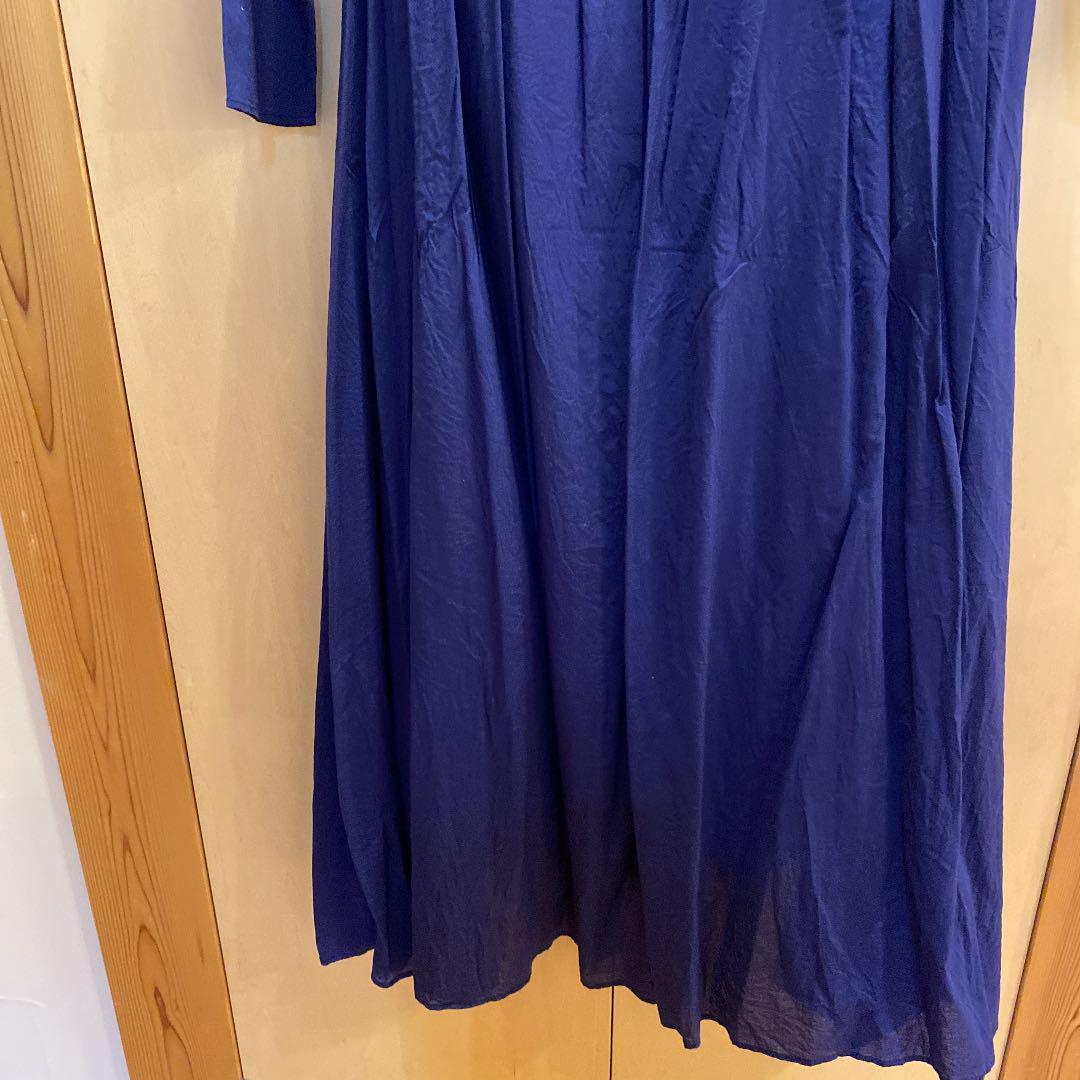 MARIHA マリハ 花園のドレス 青 ブルー used ロングワンピース