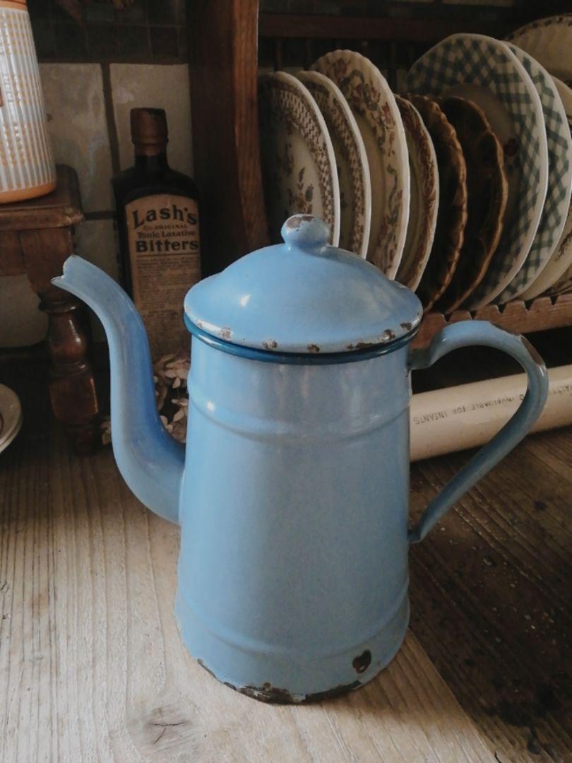 フランスアンティーク　カフェティエール　コーヒーポット