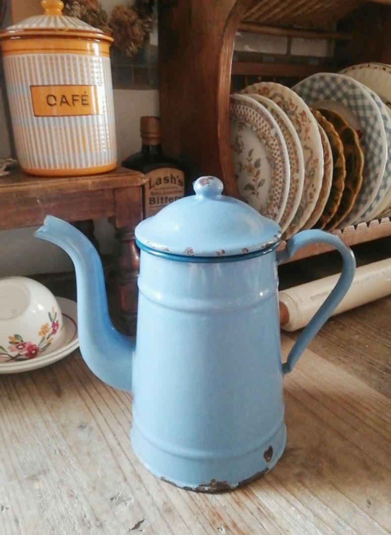 フランスアンティーク　カフェティエール　コーヒーポット