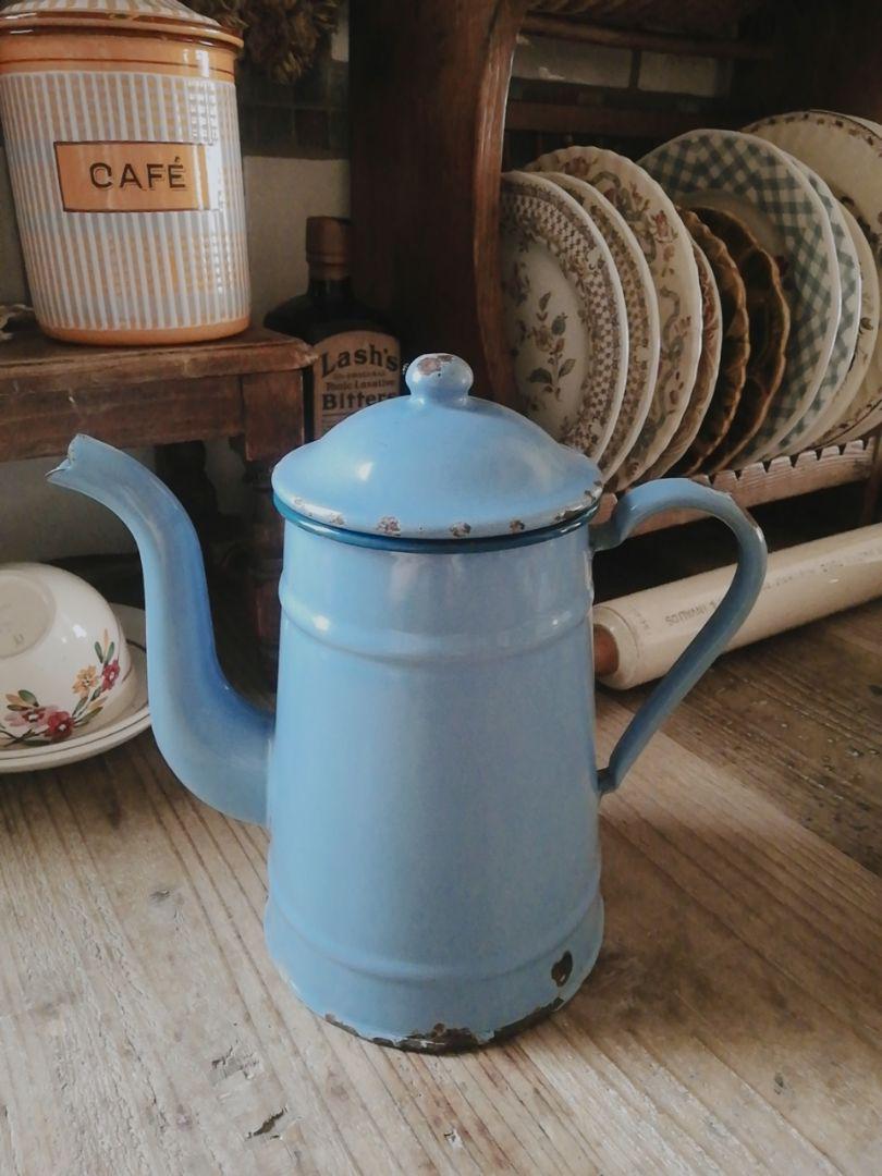 フランスアンティーク　カフェティエール　コーヒーポット