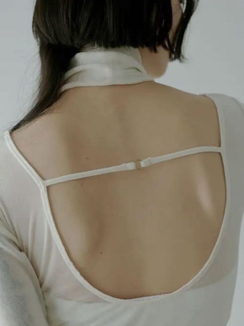 SORIN Flocky Tulle Neck Bodysuit