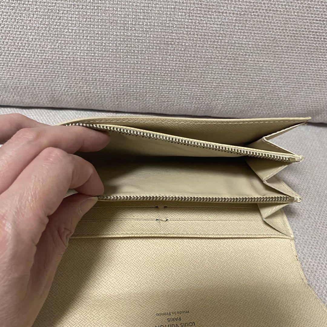 【ルイヴィトン】箱付き ダミエ アズール 長財布