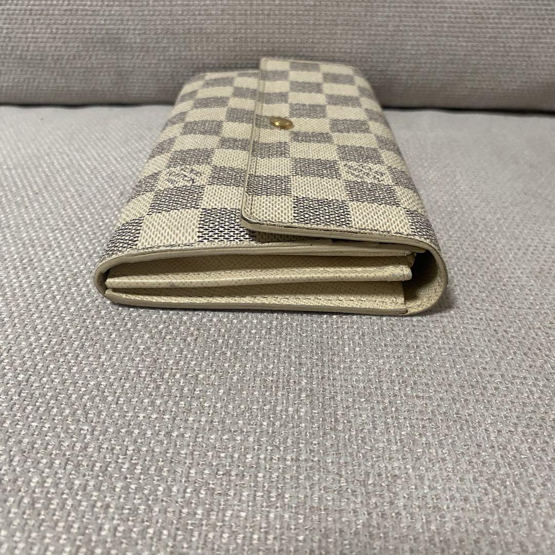 【ルイヴィトン】箱付き ダミエ アズール 長財布