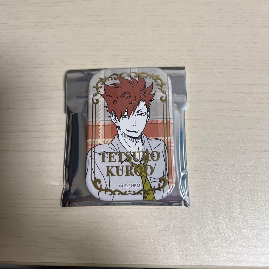 ハイキュー 黒尾鉄朗 セブンネット限定 スクエア缶バッジ - メルカリ