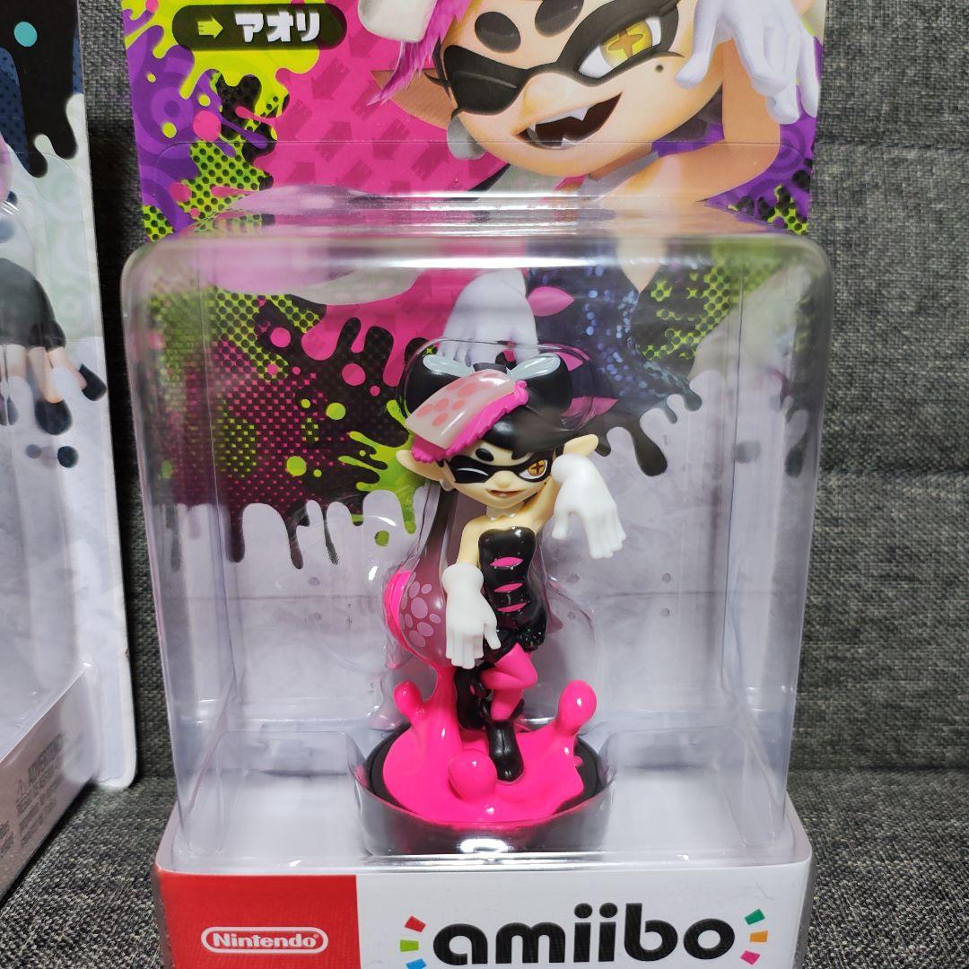 amiibo　アミーボ　スプラトゥーン　ヒメ & アオリ